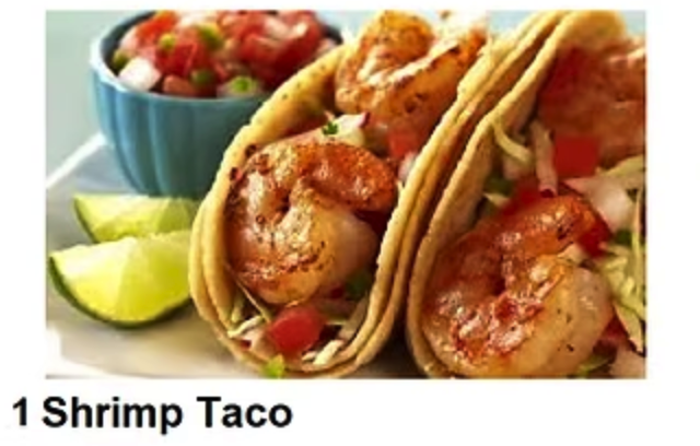 1 Shrimp Taco